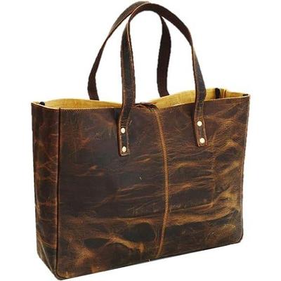 Leather Tote Bag for Women Large Shoulder Travel Shopping Vintage Satchel Handbag with Top Handles