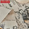 1PC Nuan Series Modern Retro Printed Tassel Decoration Cotton Linen Table Runner for Dinner Table Decor Kitchen for Home Table Home Decor