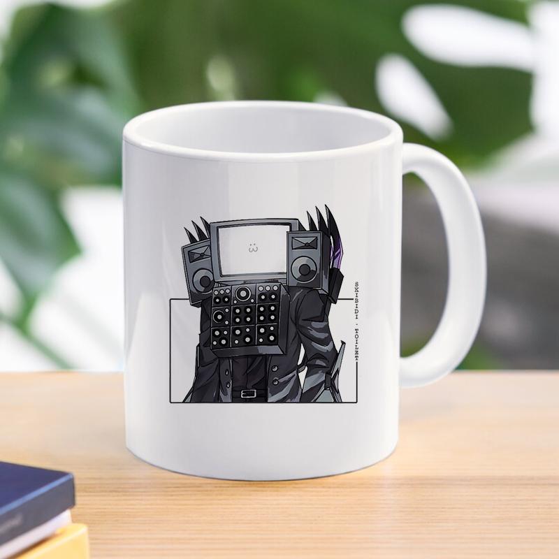 Cartoon Skibidi Toilet Coffee Tea Mugs Speakerman Camcordeman Breakfast Dessert Milk Water Ceramic Cups Home Drinkware Friend Gifts