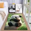 Cute Panda Print Extra Large Area Rug Floor Mat for Living Room Kitchen Entryway Balcony Home Decor