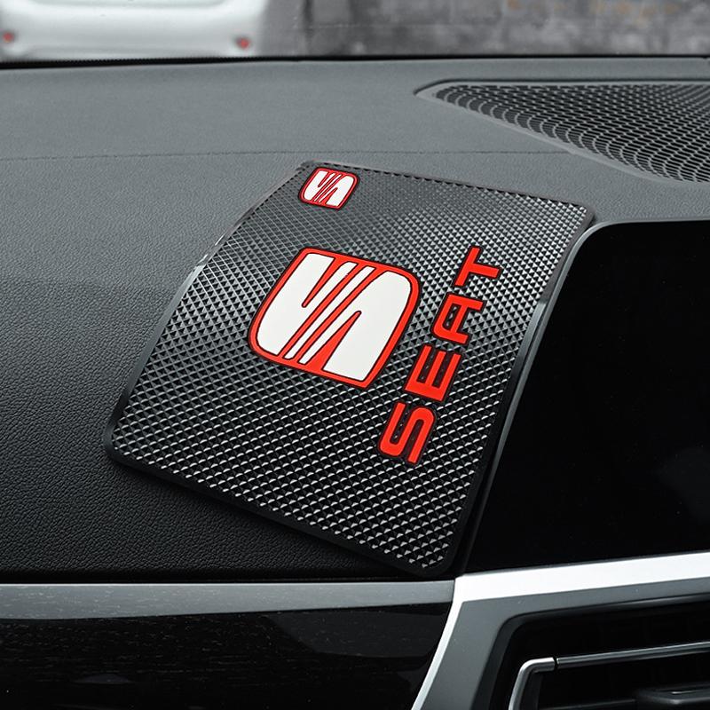 Car Anti Slip Pad Phone Holder Non-Slip Mat Car Stlying For SEAT Leon FR Altea Ibiza Toledo Cordoba Alhambra Arona Exeo