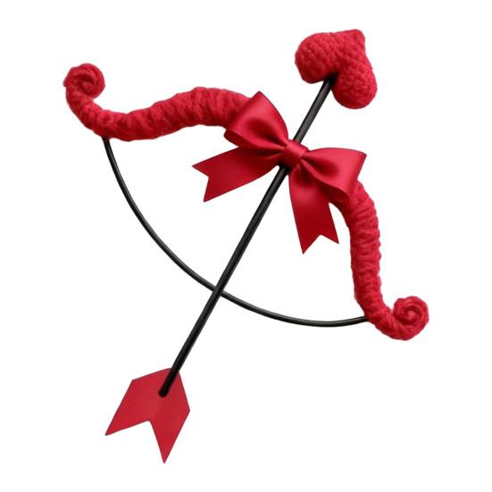 Unisex Mini Amor Pfeil und Bogen Set Valentinstag Halloween Kostümparty Cosplay Accessoire für Erwachsene Jugendliche