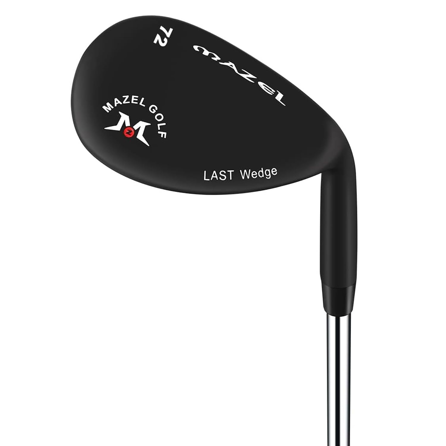 

MAZEL Golf Sand Wedge for Right Loft Wide Sole Wedge Loft Men, Handed, Angle 68°, 70°, 72°, Flex S, (LAST Wedge-Black, 72°)