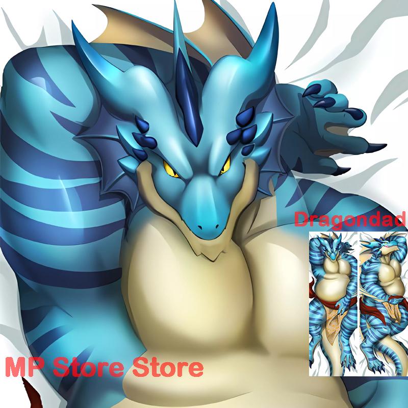

Dakimakura Dragondad Double-sided anime life-size hugging pillowcase Adult pillows cover 40x120cm