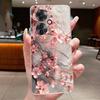 Für OPPO Reno 11F / Reno 11A Hülle Klar Luxus Mode Schmetterling Blumen Weiches TPU Silikon Abdeckung für OPPO Reno11 F A Handyhülle