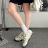Queen Fan White Retro Thick-soled Velcro German Training Shoes Women's 2025 New Autumn Versatile Forrest Gump Sneakers