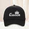 High Quality Queen Baseball Cap Embroidery Letter Snapback Caps Couple Lover Hip Hop Gorras Casual Unisex Women Casquette Hats