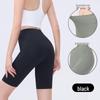 Double-Sided Tummy Control Shark Pants - Five-Pocket Hip Lift Cycling Leggings for Summer Yoga and Fitness