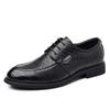 Leather Shoes Men's Style Derby British Style Groom's Wedding Autumn Low Cut Pointed Formal Business Men's Shoes