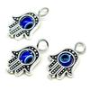 Enamel Charms Multi Color Evil Eye Pendants For Protection Themed Jewelry