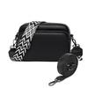Fashionable Genuine Leather Single-shoulder Bag with Lychee Pattern and Crossbody Small Square Bag
