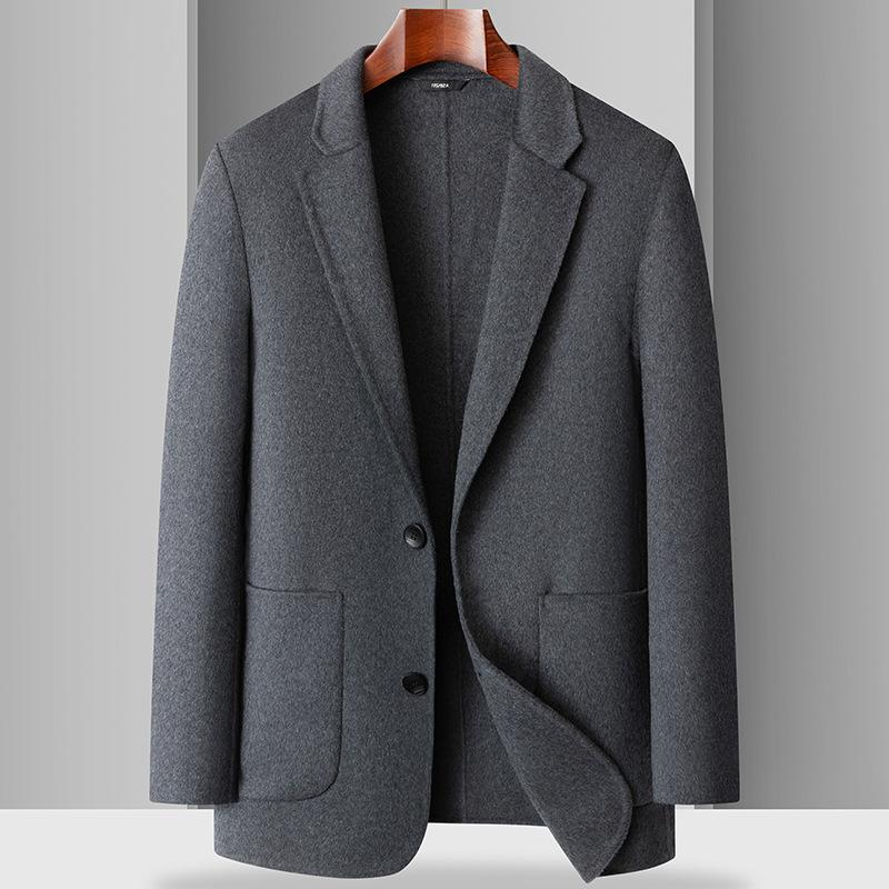 Autumn and Winter New Thickened Down Take-off Liner Woolen Suit Woolen Jacket