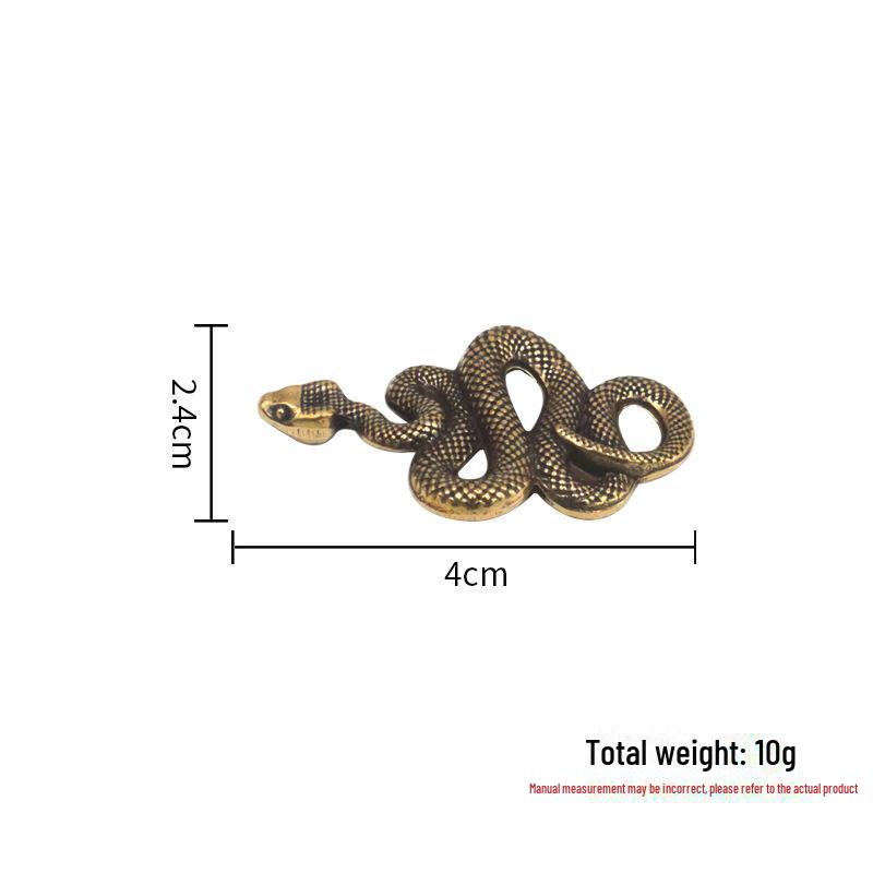 

Латунный зодиакальный змея орнамент фэн-шуй: Декор для дома Fortune Cobra