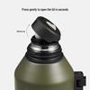 HAERS 1.2L Stainless Steel Outdoor Insulated Flask