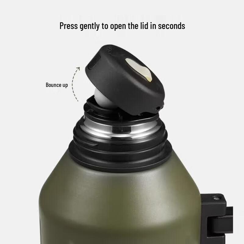 HAERS 1.2L Stainless Steel Outdoor Insulated Flask