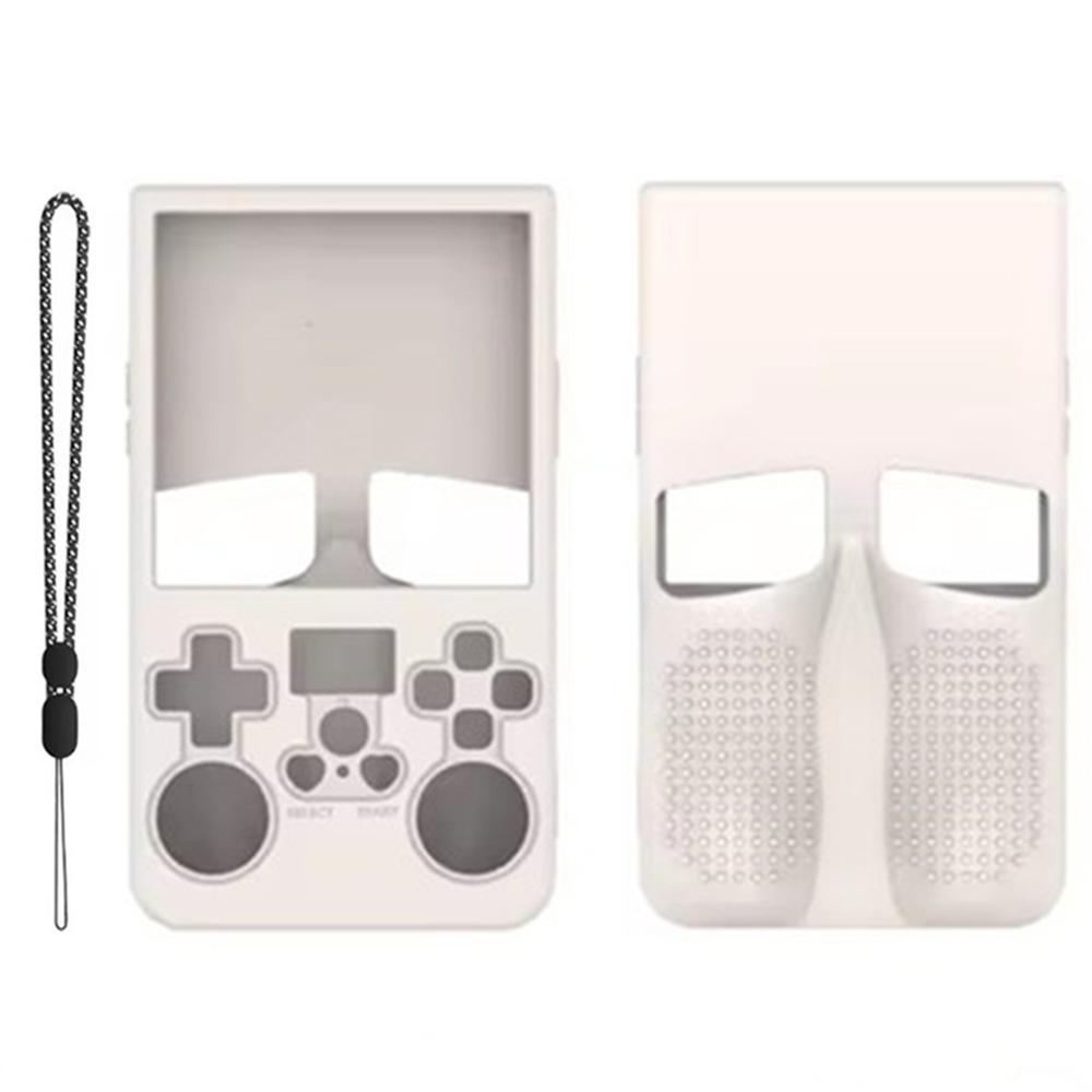 For R36MAX Open Source Handheld Game Console Portable Silicone Protective Case with Wrist Strap