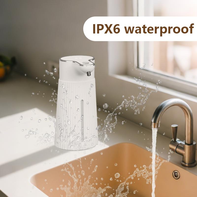 400ML Touchless USB Rechargeable Infrared Electric Automatic Sensor Soap Dispenser Wall Mounted 4Levels Adjustable Pump Machine