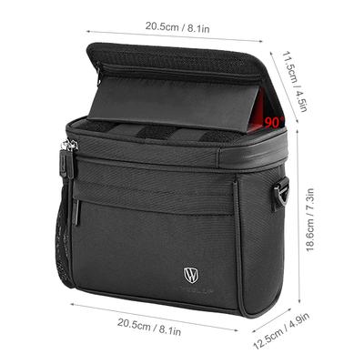 Touch Screen Bike Front Frame Bag Waterproof Bicycle Phone Bag Phone Holder EVA Handlebar Bag