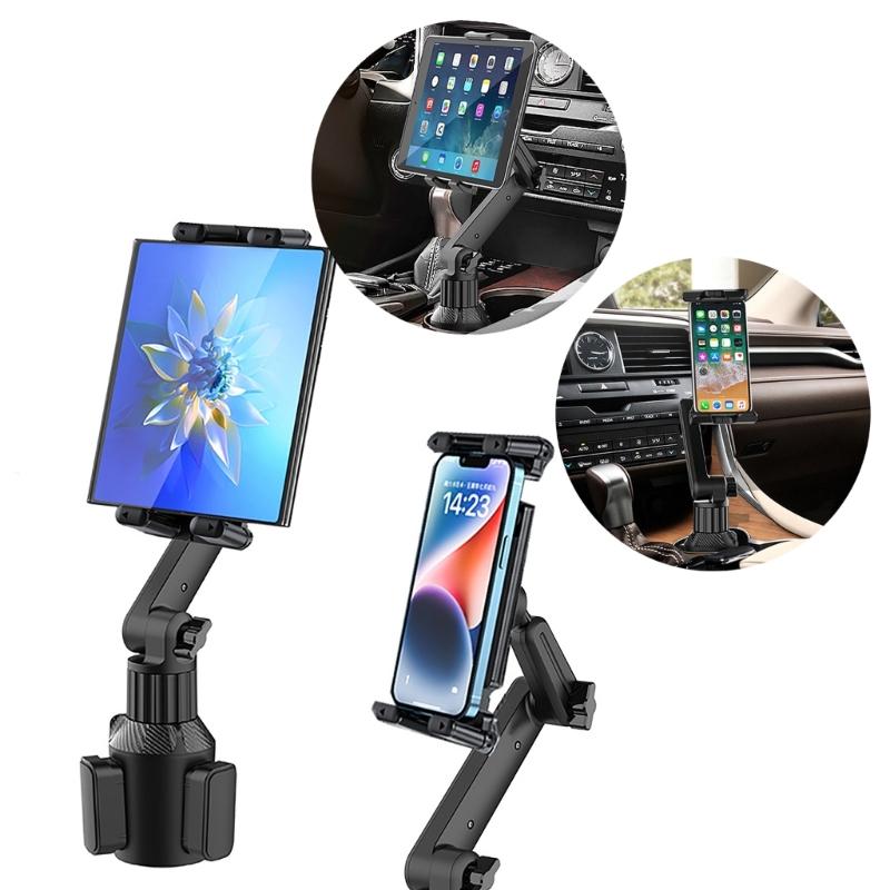 Water Cup Holder Container Car Interior Accessories Phone Bracket Stand Rack Cellphone Organizers Secure Grip for Tablet