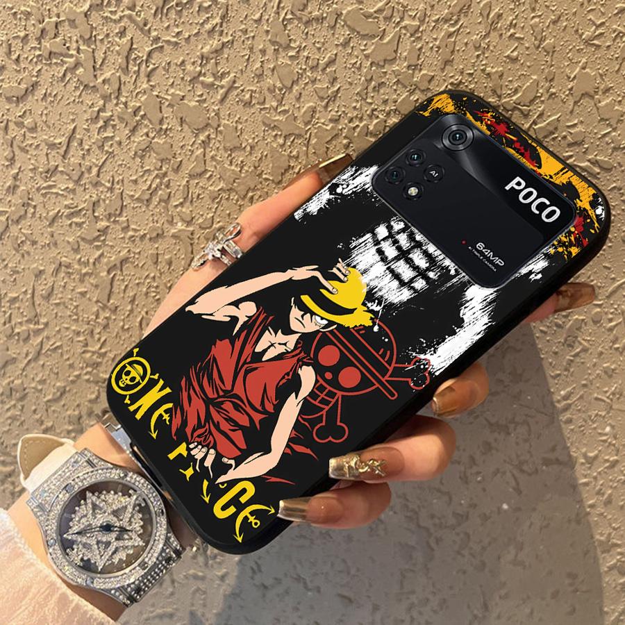 Funda Phone Cover Case for Xiaomi Poco X3 X4 X5 C50 F3 F4 F5 M5 C51 C65 M3 M4 Pro Ones Pieces Luffy