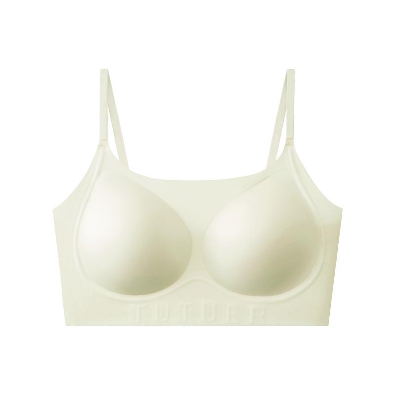 

Summer ultra-thin cool feeling skin-friendly and seamless women s steel-free rims, thin shoulder straps, comfortable lifting xf code【120-145】 м ята зелений колір