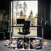 Halloween horror Printed Round Rug Carpet Chair Rug Area Rug Entryway Doormats,for Office Chair Living Room Bedroom Kitchen Room.