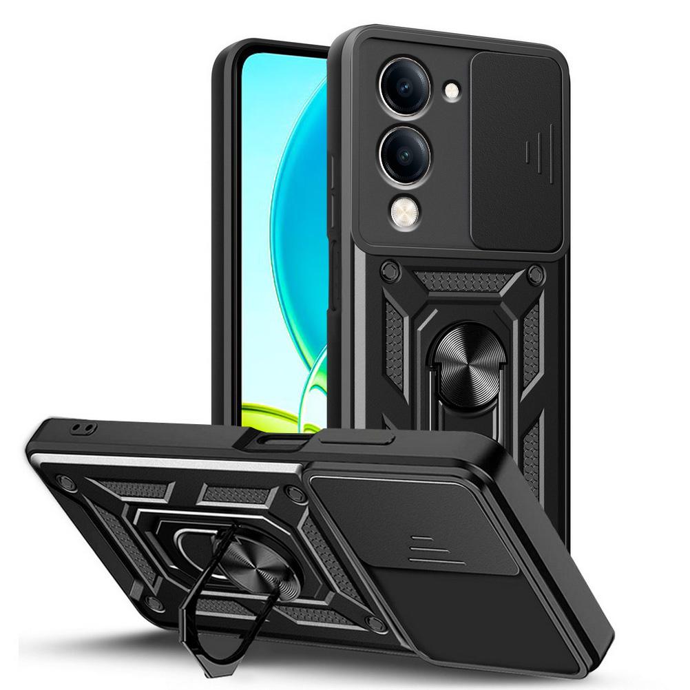 Camera Protect Case for VIVO Y04 Y29S Y39 Y38 Y19S Y28 Y100 Y36 Y35 Y16 Y55 Y75 Y77 Y17S Y22 Y21 Y22S Y33S Y20 Metal Ring Cover