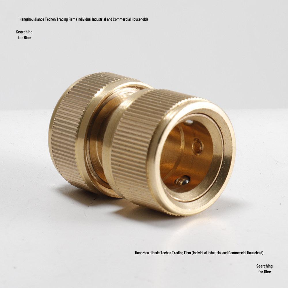 High-Pressure Brass Quick Connect Garden Hose Adapter for Car Wash