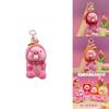 Soft Pink Capybara Bubble Keychain With Adorable Plush Design Perfect Gift