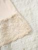 Women's European & American Lace Hem Summer Dress with Anti-exposure Lining