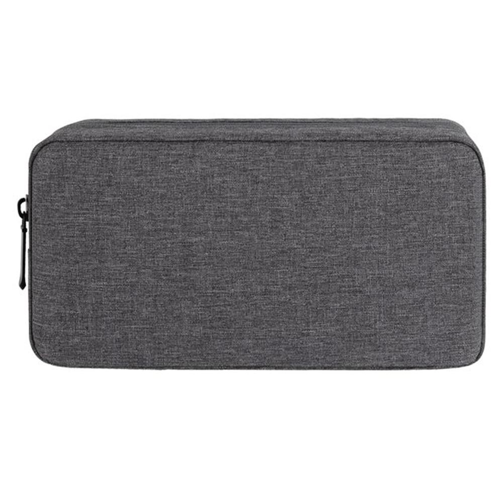 

YOLINO QY-A011 Large Size Digital Accessories Carrying Zipper Bag Water Resistant Data Cable Power Bank Phone Storage Bag Pink