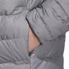 Adidas 630 Padded Solid Color Logo Zipper Stand Collar Long Sleeve Down Jacket Men Jacket Gray HZ6069
