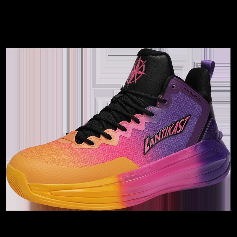 

2025 spring and summer new basketball shoes trend shoes student youth breathable non-slip wear-resistant competition training sports shoes 45