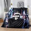 J-Jujutsu Kaisen Cartone Animato Anime Plaid Coperta Bambini Super Morbida per Divano Viaggio Divano Picnic Coperta in Flanella Regalo di Compleanno