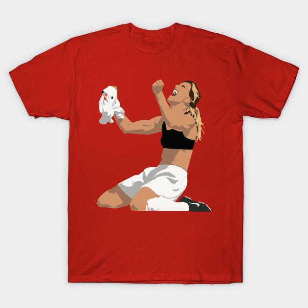 

Men Black Print T-shirt Brandi Chastain Uswnt No-Cut Transfer Paper Print Cotton Tshirt - Men s Summer Cotton Graphic Tee S разноцветный