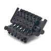 Doppel-Locking-Tremolo-Brückensystem mit Vibratohebel für E-Gitarre, Schwarz Gold Chrom Farbe Gitarrenteil