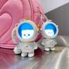 ZAKOL Cute Glowing Night Light Astronaut Cat Schoolbag Keychains Kawaii Bags Charm Decorative Pendants Accessories Gift Girs