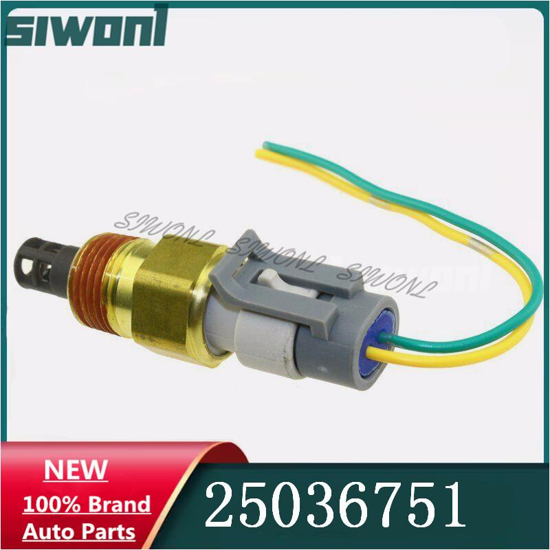 Intake Air Temp Temperature Sensor Sender For IAT MAT ACT With Connector 2-Way Female Pigtail 25036751 25037225 25037334