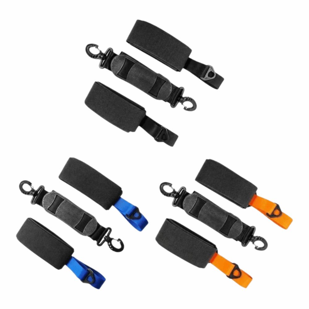 Ant-Slip Pad Ski Pole Carrying Strap Adjustable Skiboard Fixed Strap  Outdoor Sports