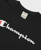 Champion Big Script Logo Cotton Short Sleeve T-Shirt Black