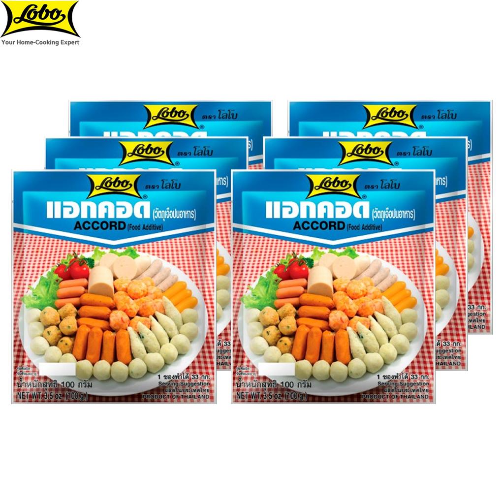 

Lobo Accord, Аккорд — смесь специальных фосфатов, которую можно использовать в фрикадельках, мясных рулетах и ​​колбасах, 100 г 100 g x 6 pcs