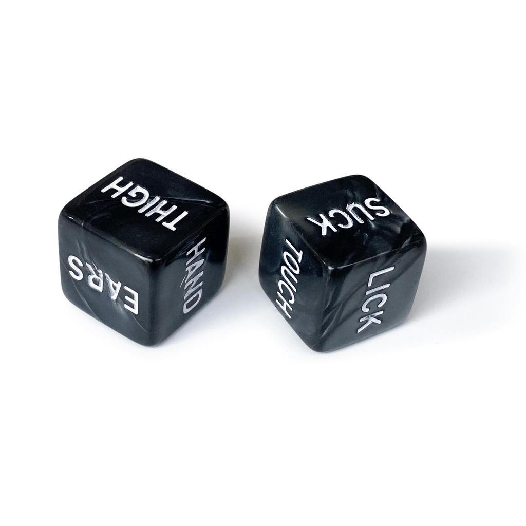 Erotic Luminous Flirting Dice Set - Adult Pose Dice for Couples