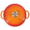 Le Creuset Pot Cocotte Ronde Orange 09 Creuset/Le Two-handed 21177-20cm (Silver Knob) [Item]