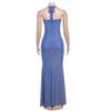 New Summer Women's Fashion INS High-End Elegant Dress with Halter Neck, Straps, and Backless Slim Fit Design