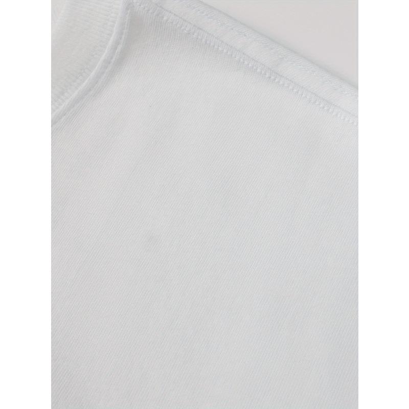 European Size Cotton Printed Men's Pure Cotton Vintage T-Shirt, Simple Fashion Comfortable Casual Printed T-Shirt
