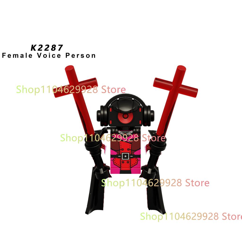 Skibidi Toilet Man Anime Cartoon Bricks Dolls Cameraman Speakerman TV Man Mini Action Bricks Toy Figures Building Blocks