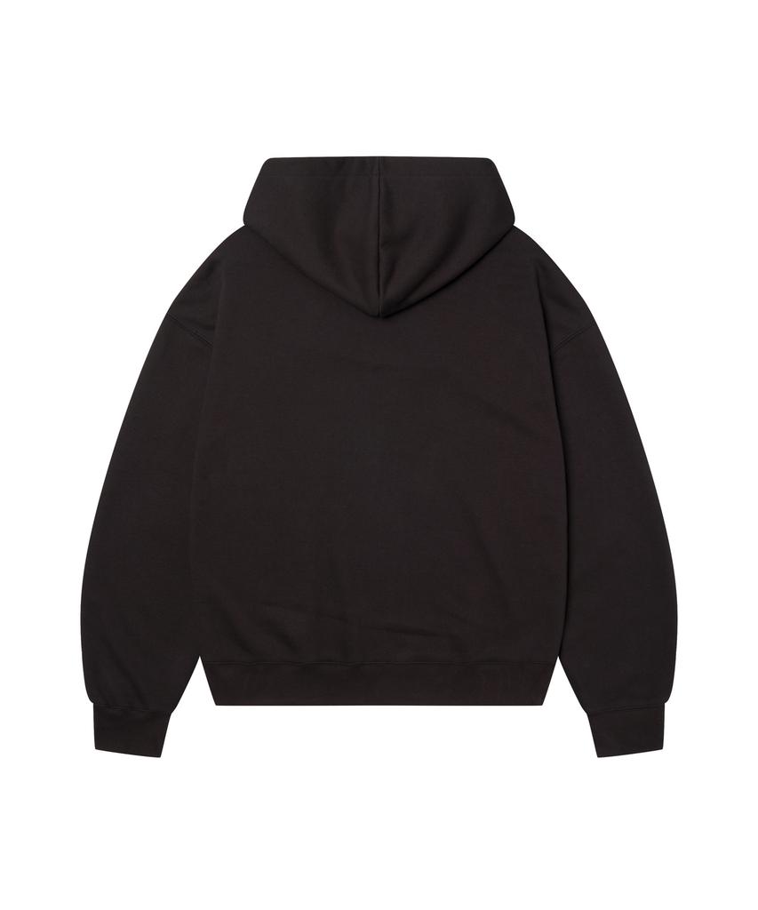 Amou Hotline Hoodie Zip-Up Black