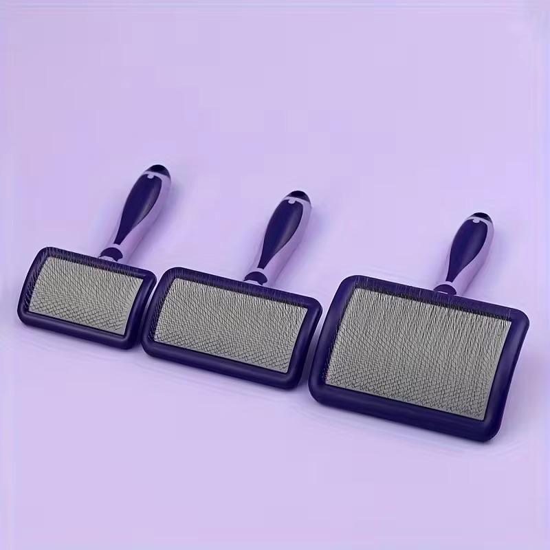 10pcs Pet Curved Face Needle Comb, Professional Pet Dog Brush Soft Massage Grooming Dog Comb S