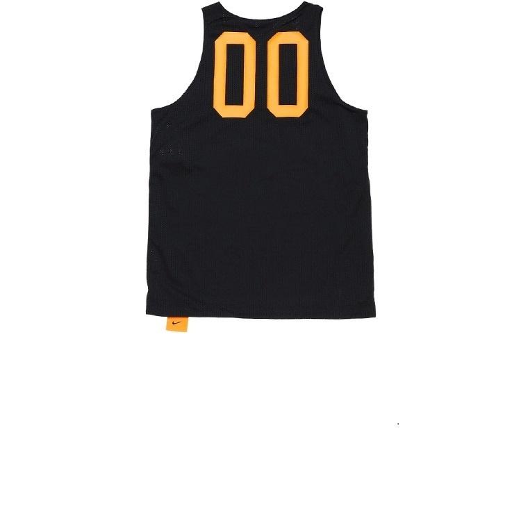 Herren Nike Sport Kreativer Druck Laufen Basketball Trikot/Weste Schwarz DH6756-352