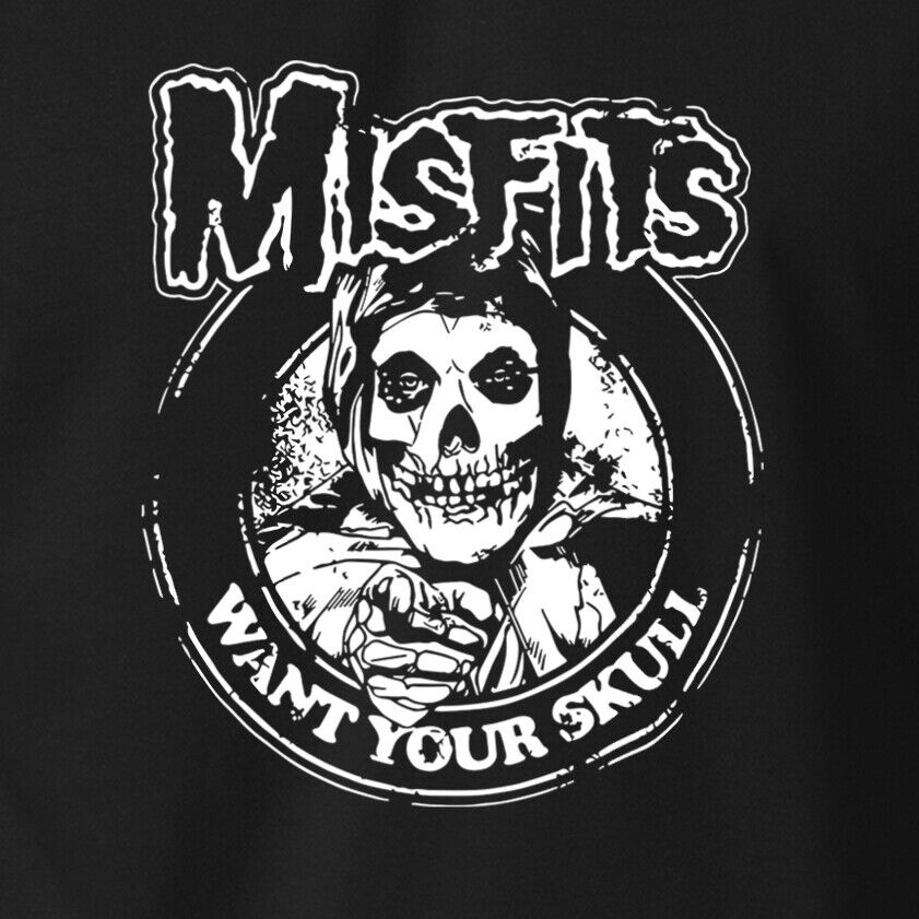 MISFITS Want Your Skull  Horror Punk Rock Band on S-6XL Tee Unisex T-Shirt XXXXL